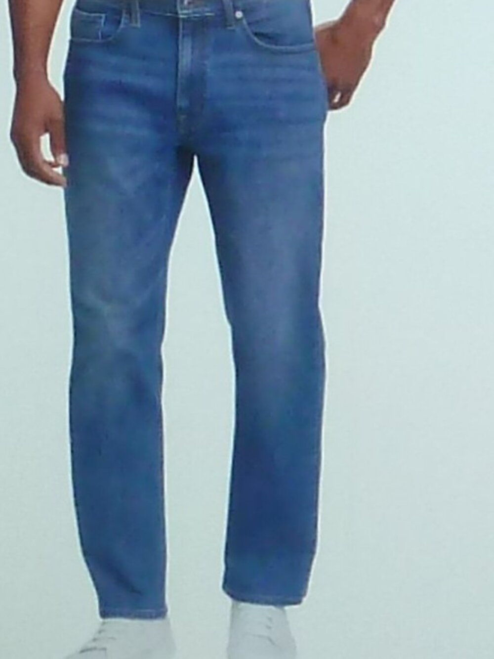 Eddie Bauer Men's Classic 5-Pocket Straight Fit Jeans 34x29 Blue